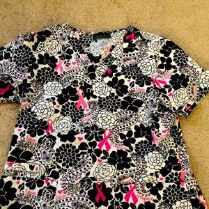 Cherokee Scrub. Breast Cancer awareness.